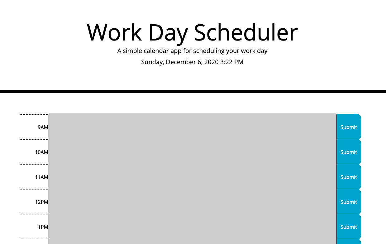 Day schedule application image